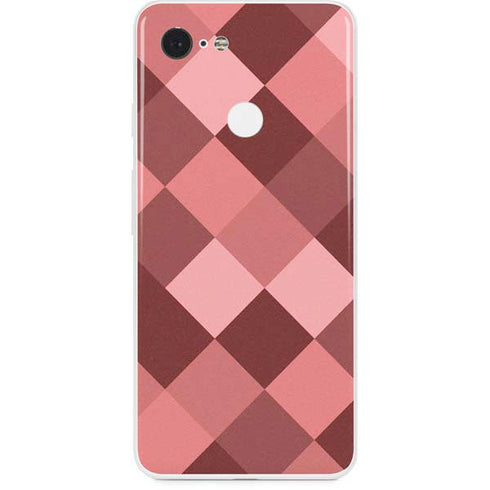 Autumn Red Geometric Google Pixel 3 Skin